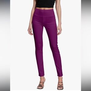 Hybrid & Company Vibrant Purple Skinny Pants